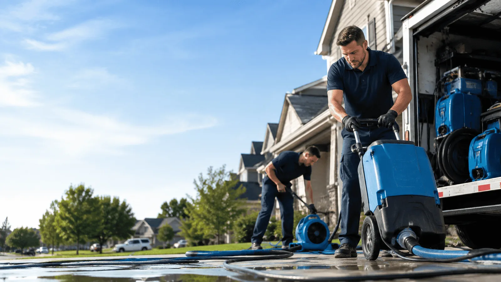 Water Mitigation being performed in Altoona, PA